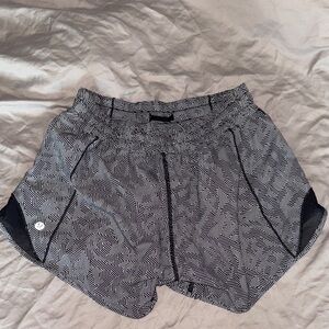 lululemon athletica Black and White Athletic Shorts